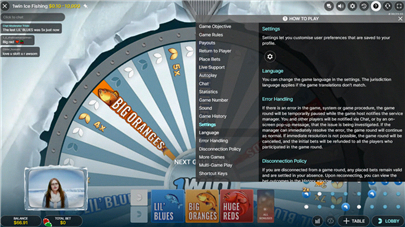 Screenshot delle impostazioni di Ice Fishing